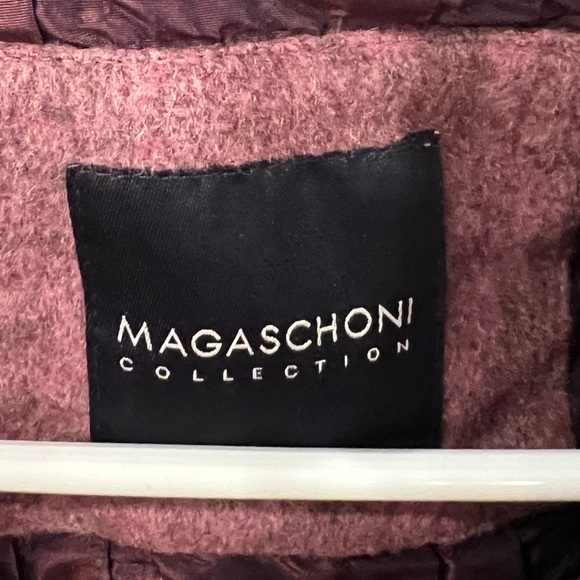 Magaschoni Purple Blazer with Textured Collar - Picture 3 of 6